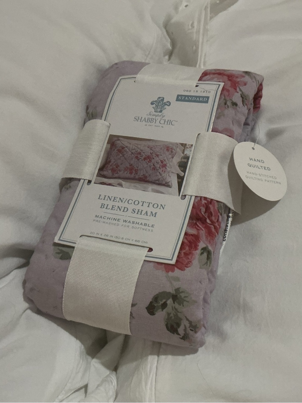 NWT Simply Shabby Chic Linen/Cotton Sham